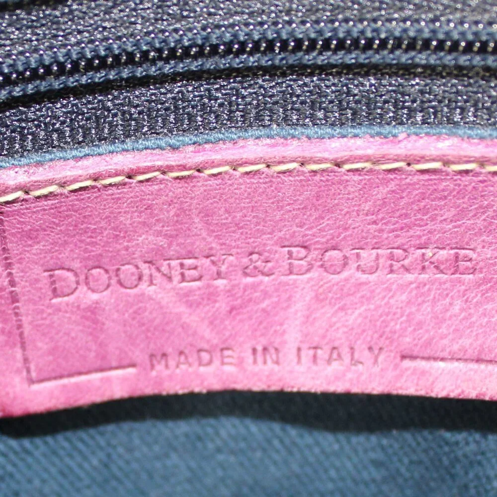 Dooney & Bourke Alto Wisteria Croc Embossed Leather Domed Bowler Satchel - Picture 9 of 11